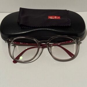 Ray-Ban RB7190 Transparent Grey/Maroon